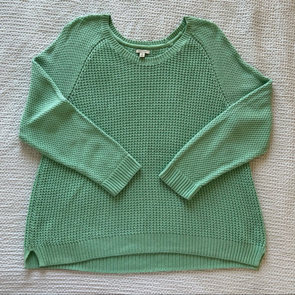 Mint Green Sweater 1X